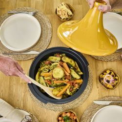 Tagine 30cm Yellow Saffron - Atlas