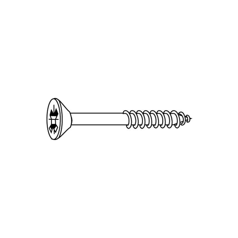 CHEMITOOL FASTENERS Chipboard Screw Countersunk Head POZIDRIV Partial Thread DIN 7505A 6X200/70 2A Passivated Stainless Steel CHEMITOOL FASTENERS Chipboard Screw Countersunk Head POZIDRIV Partial Thread DIN 7505A 6X200/70 2A Passivated Stainless Steel