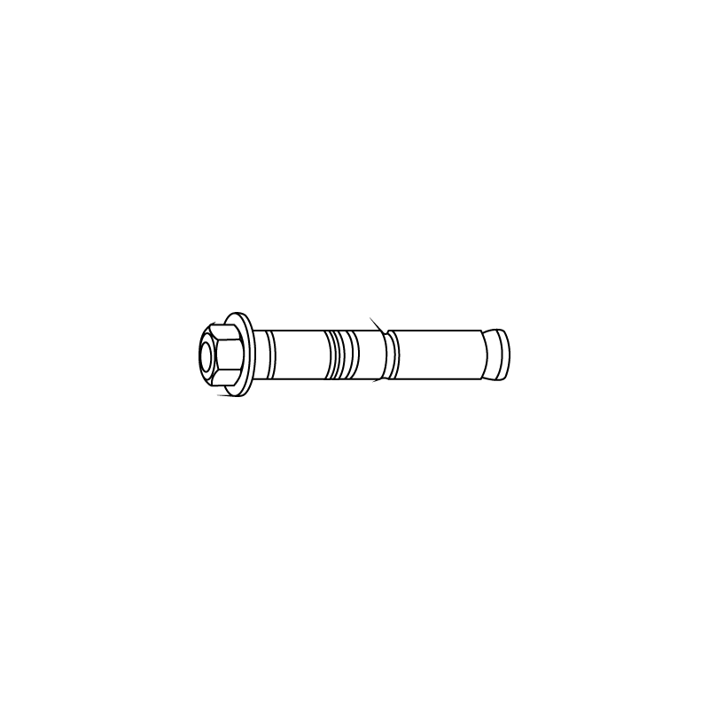 CHEMITOOL FASTENERS Heavy Duty Anchor for High Perfomance in Concrete LV006 M10X110 Ø15 White Zinc plated