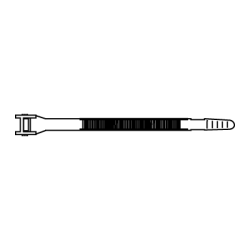 Brida de Nylon Negro 3,6X290mm CHEMITOOL FASTENERS