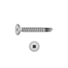 CHEMITOOL FASTENERS Self Drilling Screw Countersunk Head Square Recess DIN 7504P 4,8X38 White Zinc plated