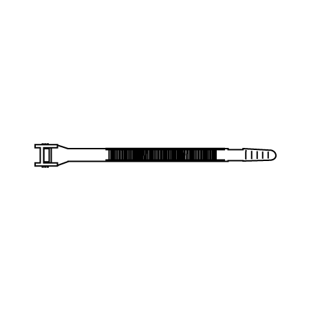 Abraçadeira Fivela Nylon Branco 3,6X290mm CHEMITOOL FASTENERS