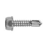 Tornillo Autotaladrante Cabeza Hexagonal DIN 7504K 4,2X13 Zincado Blanco CHEMITOOL FASTENERS