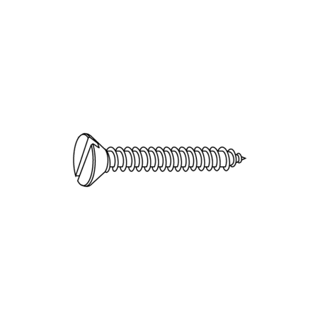 CHEMITOOL FASTENERS Self-tapping Screw Extra Flat Head 6,3X22 D7972C-A4
