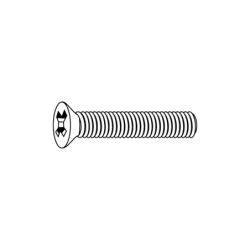 Parafuso de Metal com Cabeça Embeber Torx M5X25 DIN 965-A2 CHEMITOOL FASTENERS