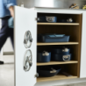 Conjunto de 2 Suportes para Tampas Inox - Space