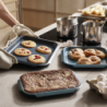 Set of 3 Non-Stick Baking Trays - Nest Bake