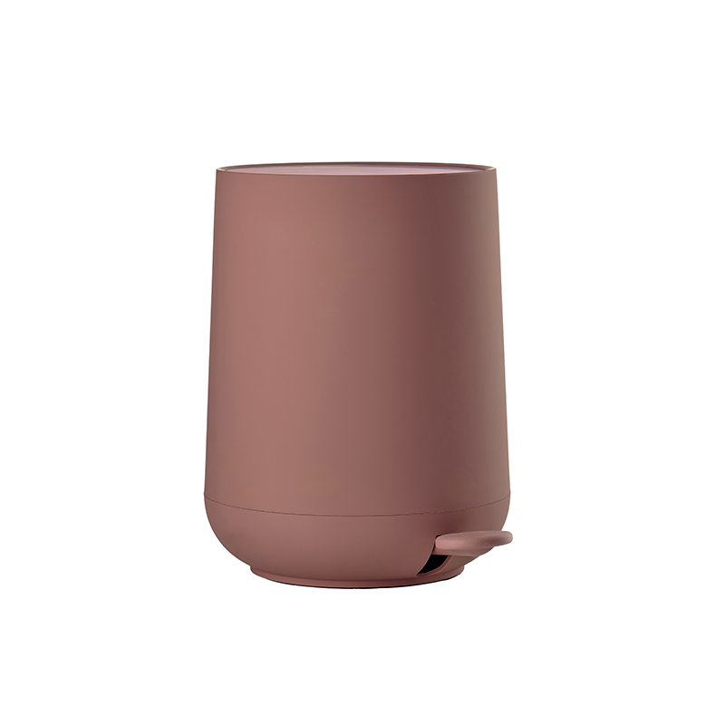 Caixote do Lixo com Pedal 5L Vermelho Pêssego - Nova