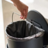 Caixote de Lixo com Pedal 30L Preto - Arc