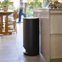 Easy-Push Pedal Bin 30L Black - Arc