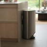 Caixote de Lixo com Pedal 30L Inox - Arc