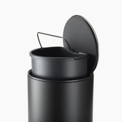 Caixote de Lixo com Pedal 10L Preto - Arc
