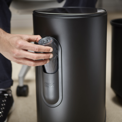 Caixote de Lixo com Pedal 10L Preto - Arc