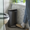 Caixote de Lixo com Pedal 10L Preto - Arc