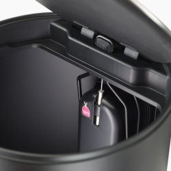 Caixote de Lixo com Pedal 10L Preto - Arc