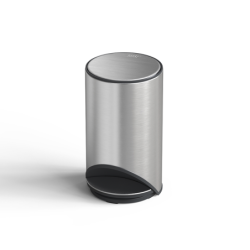 Caixote de Lixo com Pedal 10L Inox - Arc