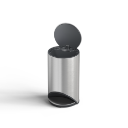 Caixote de Lixo com Pedal 10L Inox - Arc