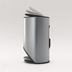 Easy-Push Pedal Bin 10L Steel - Arc