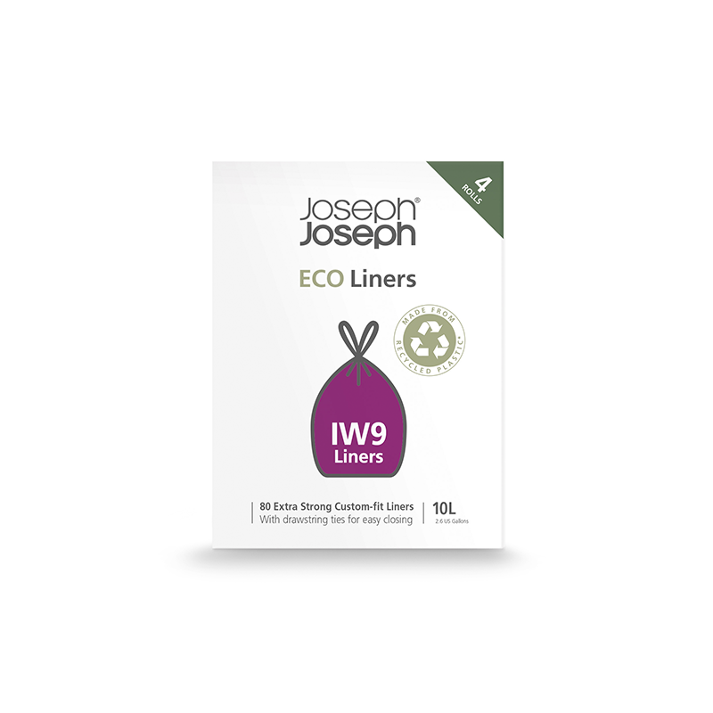 Recycled Bin Liners 10L (x80) Grey - IW9