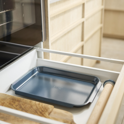 Non-Stick Large Baking Tray Blue - Nest Bake