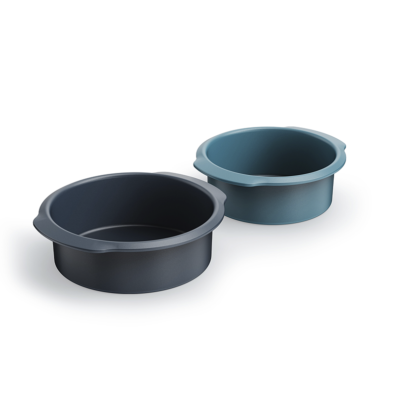 Non-Stick 2-piece Round Cake Tin Set - Nest Bake