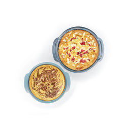 Non-Stick 2-piece Round Cake Tin Set - Nest Bake