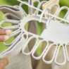 22-Piece Quick-Grip Drying Hanger - Petal