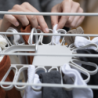 22-Piece Quick-Grip Drying Hanger - Petal