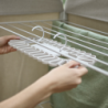 32-Piece Quick-Grip Drying Hanger - Petal