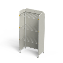 3-tier Clothes Airer with Screen - Eclipse