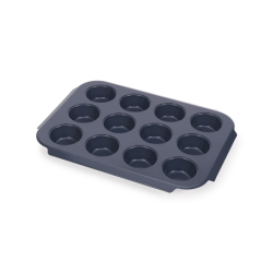 Tabuleiro Antiaderente para 12 Queques - Nest Bake