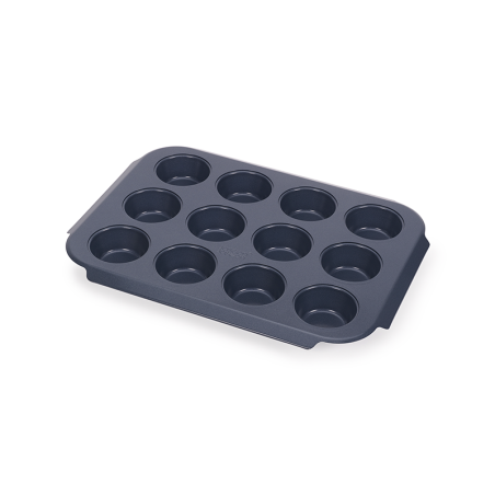 Tabuleiro Antiaderente para 12 Queques - Nest Bake