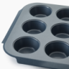 Tabuleiro Antiaderente para 12 Queques - Nest Bake