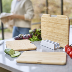 Set of 3 Bamboo Cutting Boards - Nest Boards