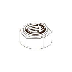 D929 PORCA SOLDAR |8| M16