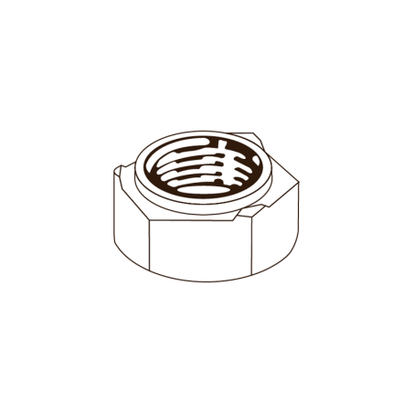 CHEMITOOL Hexagonal Weld Nut DIN 929 M16 8 Without Finishing