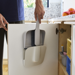 Wall-Mounted Dustpan and Brush Set - Cleantech