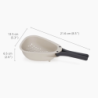 Small Colander with Folding Handles - Droplet