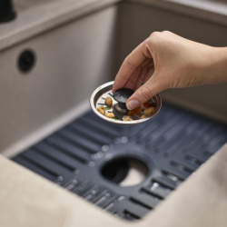 Large Sink Protector with Drain Stopper - SinkShield