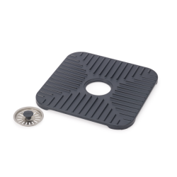 Small Sink Protector with Drain Stopper - SinkShield
