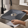 Small Sink Protector with Drain Stopper - SinkShield