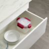 Juego 4 Recipientes Rectangulares Rojo 1,1L - Nest Lock