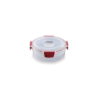 4-Piece Red 1L Round Food Container Set - Nest Lock