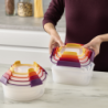 8-Piece Mixed Food Container Set - Nest Lock