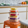 8-Piece Mixed Food Container Set - Nest Lock