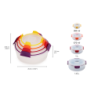 4-Piece Mixed Round Food Container Set - Nest Lock