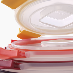 4-Piece Mixed Round Food Container Set - Nest Lock