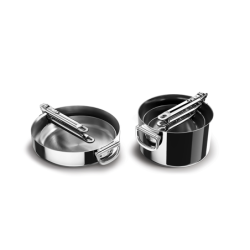 Folding Handle 5-Piece Cookware Set - Space Steel