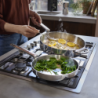 Folding Handle 5-Piece Cookware Set - Space Steel