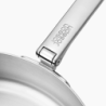 Folding Handle 28cm Saute Pan and Lid Inox - Space Steel